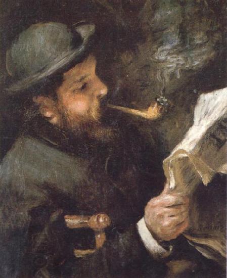 Pierre Renoir Claude Monet Reading China oil painting art